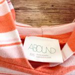 Abound  Organic Cotton Hooded Stripe Swim Cover Up Mini Dress Size XXS NWOT Photo 2