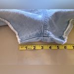 Mossimo boyfriend midi cut off denim shorts zippers pockets travel beach 16/33 Blue Photo 1