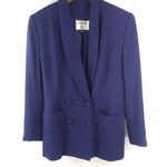 Kasper A.S.L. 6P Deep Purple Skirt Suit Petite Photo 6