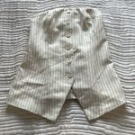 Abercrombie & Fitch The A&F Mara Tailored Button-Through Tube Top Photo 1