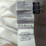 Molly Bracken Dress White Gold Stripe Ruffle Sleeve Woman's Size Small Party Photo 10