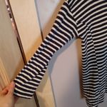 Madewell Size Small S Black White Stripes Striped Top Cotton Blouse Comfy Photo 5