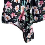 PatPat Floral Ruffle Sleeve Front Keyhole Cutout One Photo 5