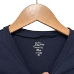 J.Crew  Navy Blue Perfect Fit Long Sleeve Shirt Sz S Photo 1