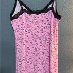 P.J. Salvage Pink and Black Lace Chemise Photo 1
