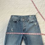 Free People  - Chewed Up Mid Rise Straight Leg Denim Jeans 25 Photo 7