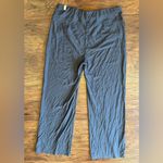 Lunya Cool High Rise Lounge Pant Grey Microstripe Comfy Supima Cotton Size XL Gray Photo 1
