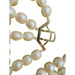 Yves Saint Laurent Vintage Four Strand Baroque Pearl Necklace w/Box & COA Gold Photo 8