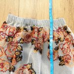 Anthropologie Floral Embroidered Tulle Midi Skirt Size Small Boho Chic Cottage Photo 5