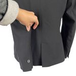 ZARA  Single Breasted Black Classic Fit Career Blazer Jacket Shoulder Pads Size 8 Photo 11