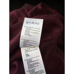 Reiss  Burgundy Sheer Stripe Top – Size US 8 (UK 12 / EU 40) Photo 6