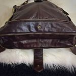 Unzip to expand! ACP High End Chocolate Brown Leather Bag! Brown Photo 6