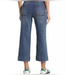 Bagatelle Collection Womens Jeans Soho Flared High Waist Wide Leg Dark Wash☁️ Blue Size 27 Photo 6