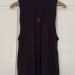 Gymshark  sleeveless athletic tank top gym workout black orange Athleisure active Photo 1