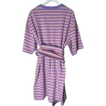 Marc Jacobs  Striped T-shirt Dress Pastel Lavender Multi Size M/L Photo 8