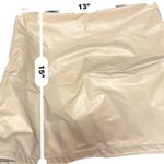 None Faux Leather Mini Skirt M Photo 2