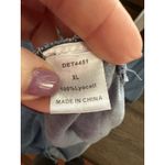 Match Point USA Denim Jean Shirt‎ Jacket Womens XL Shacket Pockets Blue #Y9 Photo 7