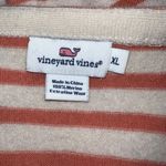Vineyard Vines Womens 100% Merino Wool Sweater SZ M L Striped Orange Pink Cream Photo 3