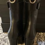 Saint Laurent Mina Cherry Buckle Platform Booties in Smooth Leather Photo 6