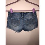 SO  Size 1 Cut Off Jean Shorts Blue Stretch Boho Beach Summer Festival Photo 2