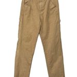 The Great . The Carpenter Pants In Camel High Rise Straight Leg Womens Size 27 Photo 0