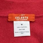 Y2K J. Crew Celeste 100% Cashmere Coral Color Babydoll Tank Old Money Luxury M Orange Size undefined Photo 5