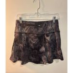 Black Tie Dye Athletic Skirt Photo 1