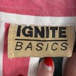 90s Vtg L Large Striped Button Up Shirt Sleeveless Grunge Boho Streetwear Hippie Photo 3