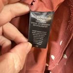 By Together  Brown and White Polka Dot Zip Back‎ Mini Dress with Puff Sleeves Photo 3