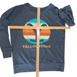 Yellowstone Blue Crewneck Sweatshirt Women's Size L Size L Photo 3