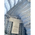 H&M  light blue chunky knit funnel neck sweater Small Photo 4