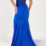 Tiffany Designs Royal Blue Mermaid Prom Gown w/Slit Style 16058 Size 2 Photo 1