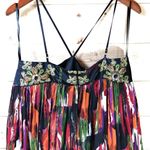 Vintage La Rok Silk Dress Top Black Size L Photo 7