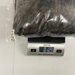 89th & Madison women's brown faux fur crocheted open front sweater‎ vest medium Photo 7