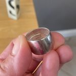 Silpada Vintage No Decoration Extra Wide 925 Silver Vintage Band Ring Photo 5