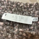 ASTR Women's Knit Wool Sweater - Pink and Gray XL Photo 3