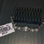 NWT! Silver rhinestone and Pearl tiny tiar… Silver Photo 0