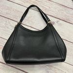 Coach  Kristy Shoulder Bag Pebbled Leather Black Gold Accents Photo 2