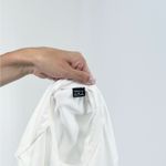 SheIn Women's Y2k Letter Print White Short Sleeve T-shirt Tee Size Small Photo 2