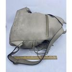 Rebecca Minkoff Stevie Julian Fringe Nubuck Gray Leather Backpack Photo 3