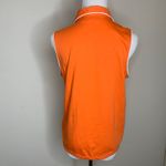 Ashworth  Sleeveless Golf Polo Shirt Orange White Trim Sz Medium Photo 1