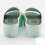 Women's Lemon Jelly SUNNY Aqua Green‎ Platform Slip Photo 1