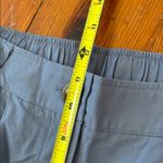 Halara  Womens Jogger Pants Mid Rise Pleated Pockets Cotton Twill Blue Medium Photo 3