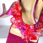 Rouge Helium NEW Women’s  metallic fuchsia Pink Sandals Photo 3