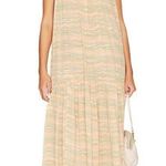 Ulla Johnson NWT  Celeste Neutral Aesthetic Silk‎ Maxi Dress in Opal Size 2 Waves Photo 0
