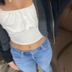 Live in the Moment White Crop Top Photo 3