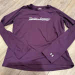Under Armour Purple  Long Sleeve Logo Tee Photo 0