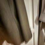 Loft Ann Taylor  Wool Blend grey button hidden Long Sleeve‎ Jacket Lined Size 8 Photo 2