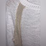 Michael Stars NWOT  White and Cream Pullover Sweater Comfort Knit Relaxed Sz M/L Photo 2