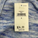 Gap NWT Blue Space Dye Button Front V-Neck Lightweight Cardigan Sweater Photo 6
